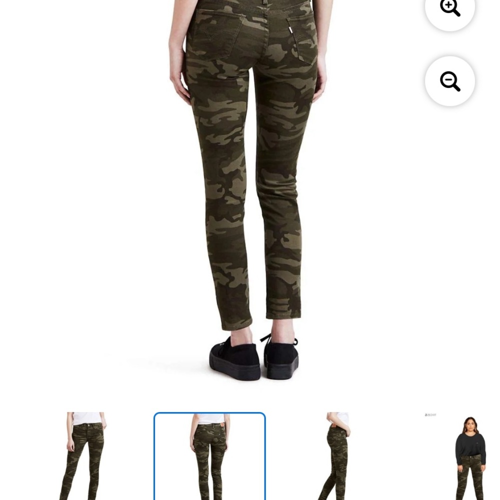 SILVER SERIES CAMO 711 SKINNY LEVIS STRETCH 👖SZ.29👁️‍🗨️STRAIGHT LEG JEANS